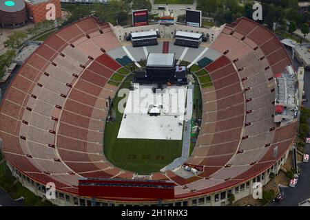 The Los Angeles Memorial Coliseum, Los Angeles, California, USA. Stock Photo