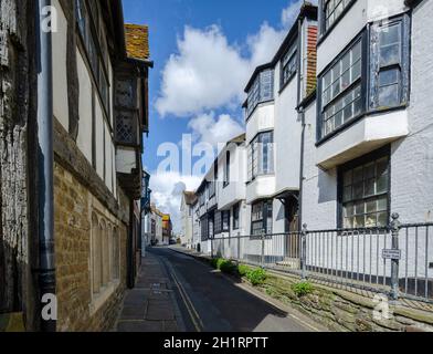 May 2015, Hastings, East Sussex, UK -  Street view of the Old Town, Hastings, East Sussex, UK Stock Photo