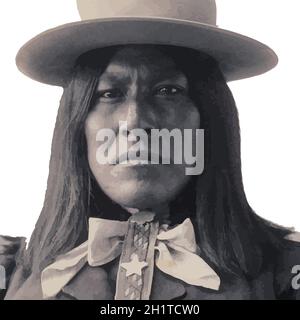 great spirit native americans male  illustration Stock Photo