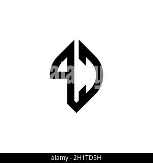 Logo monogram initial geometric shape style design. Esports logo, brand logo, initial logo letter Stock Vector