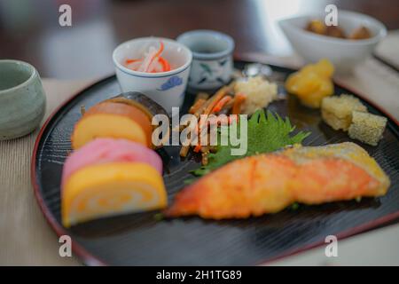 New Year dishes (Japanese New Year). Shooting Location: Sendai, Miyagi Prefecture Stock Photo