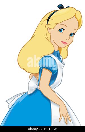 alice fantasy wonderland blue dress illlustration Stock Photo - Alamy alice fantasy wonderland blue dress illlustration Stock Photo - Alamy