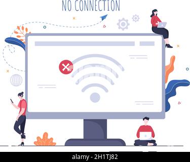 Lost Wireless Connection or Disconnected Cable, No Wifi Signal Internet ...