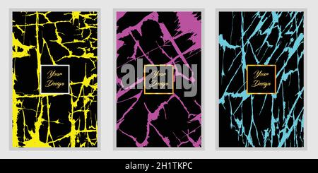 Modern Cover design set. Trendy Cover design set for Invitation Card, business layout, brochure, flyers, booklet and posters. Stock Vector
