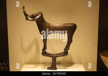 Statue in Museum of Anatolian Civilizations, Ankara City, Turkey Stock Photo