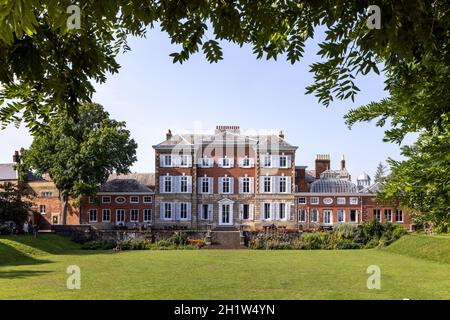 York House is a historic stately home in Twickenham, England, and currently serves as the Town Hall of the London Borough of Richmond upon Thames. Stock Photo