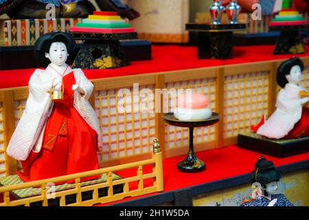 Doll Festival of tiers (Japanese culture). Shooting Location: Yokohama-city kanagawa prefecture Stock Photo