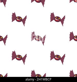 Halloween bat pattern seamless background texture repeat wallpaper geometric vector Stock Vector