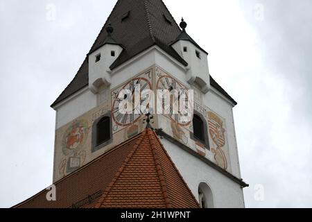 Pfarrkirche in Perg, Oberösterreich, Österreich, Europa - Charch in Perg, Upper Austria, Austria, Europe Stock Photo