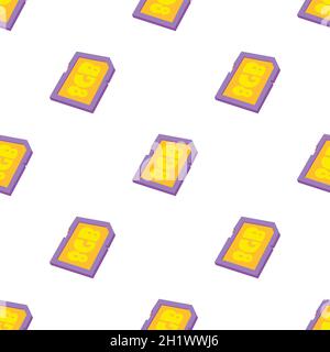 Memory card 8 gb pattern seamless background texture repeat wallpaper geometric vector Stock Vector