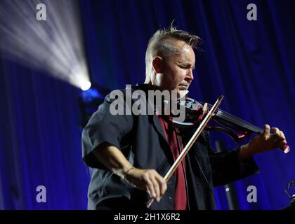 Cracow, Poland - July 10, 2021: Nigel Kennedy live at 26rd edition of the Summer Jazz Festival in Krakow Stock Photo