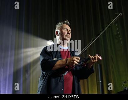 Cracow, Poland - July 10, 2021: Nigel Kennedy live at 26rd edition of the Summer Jazz Festival in Krakow Stock Photo