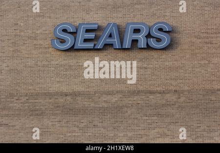 Tyler, TX - November 17, 2018: Sears store located in Broadway Square Mall in Tyler, TX Stock Photo