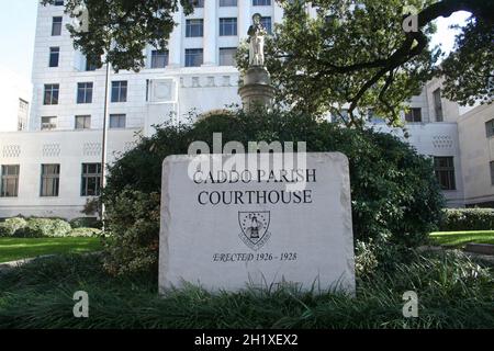 Shreveport, LA: Historic Caddo Parish Courthouse in Shreveport, Louisiana Stock Photo