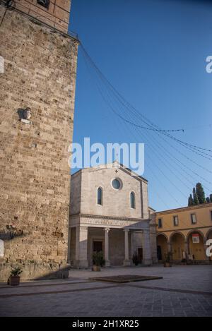 Europe, Italy, Tuscany, Chiusi, St. Secondiano Concathedral Stock Photo