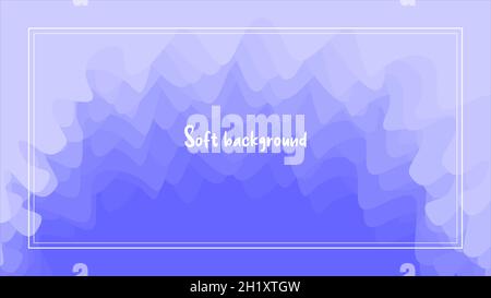 Abstract wavy wallpaper of the surface. Waved background. Cold colors. Pattern with waves. Multicolored dinamic texture. Doodle for design Stock Vector