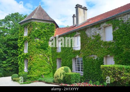 FRANCE. HAUTE-MARNE (52). COLOMBEY-LES-DEUX-EGLISES. LA BOISSERIE, HOUSE BOUGHT THE 9TH OF JUNE 1934 BY CHARLES DE GAULLE AND HIS WIFE YVONNE. THE FAM Stock Photo