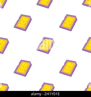 Memory card 8 gb pattern seamless background texture repeat wallpaper geometric vector Stock Vector