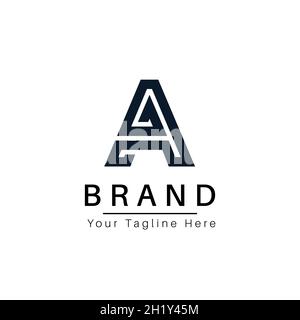 Abstract business and company logo design. Stock Vector