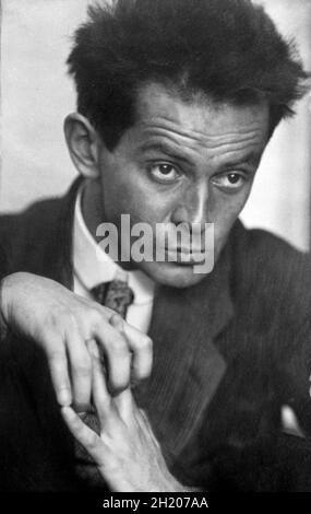 Egon Schiele (1890-1918), portrait by Anton Josef, 1914 Stock Photo