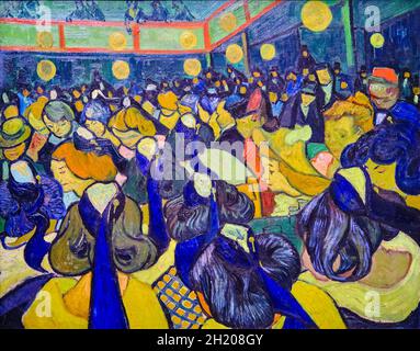 France, Paris, Orsay museum, La Salle de danse à Arles, Vincent Van Gogh Stock Photo