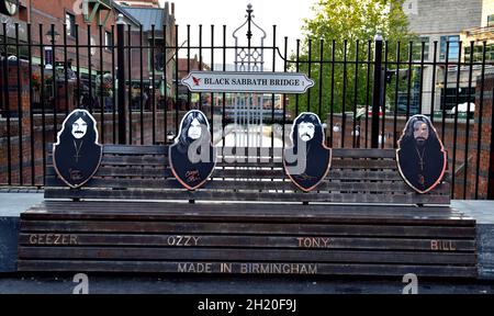 Black Sabbath Bridge, Birmingham, UK Stock Photo