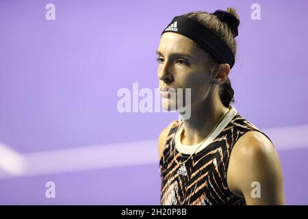 Andrea Petkovic during The VTB Kremlin Cup 2021 at Palace of Sports “Luzhniki” in MOSCOW,  - OCTOBER 19: (Photo by Anatoliy Medved) Stock Photo