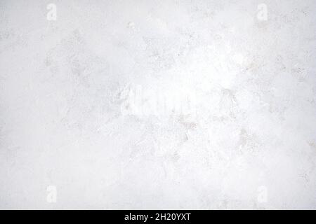 Construction garbage, white Texture Background. Rough white relief stucco wall close up. Light gray painted cement abstract.  Empty space. Abstract ar Stock Photo