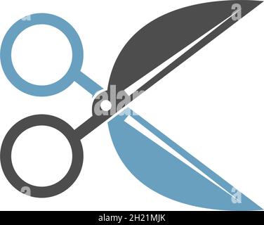 Scissor icon ilustration template vector Stock Vector
