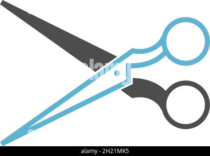 Scissor icon ilustration template vector Stock Vector
