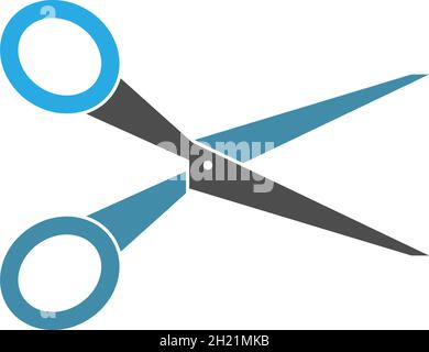 Scissor icon ilustration template vector Stock Vector