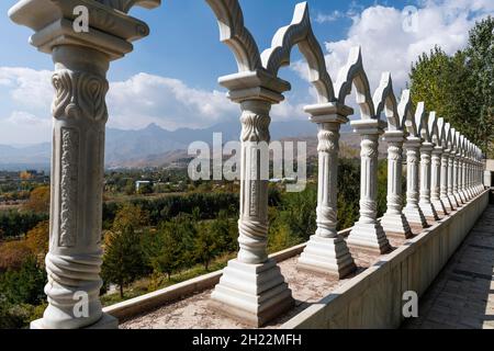 Paghman Hill Castle and gardens, Kabul, Afghanistan Stock Photo