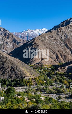 Mountain scenery, Panjshir Valley, Afghanistan Stock Photo