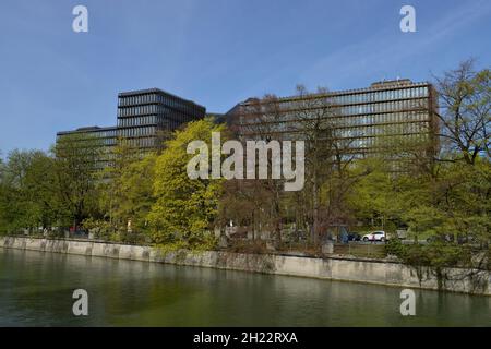 European Patent Office (EPO), Headquarters Isargebaeude, Bob van Benthem Platz, Erhardtstrasse, Munich, Bavaria, Germany Stock Photo