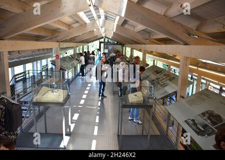 Dokumentation Obersalzberg, Berchtesgaden, Bayern, Deutschland, Europa - Documentation Obersalzberg, Berchtesgaden, Bavaria, Germany, Europe Stock Photo