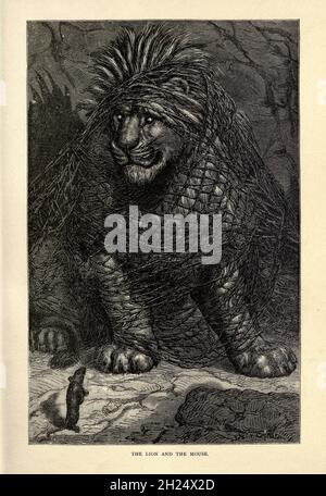 The Lion and the Mouse from AEsop's fables Illustrated by Joseph ...
