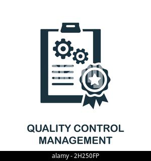 Audit icon set. Monochrome sign collection with review, examine ...