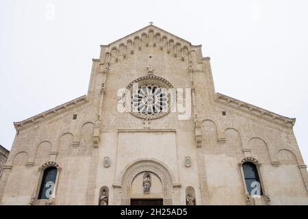 Italy, Matera, Madonna della Bruna and Sant'Eustachio church Stock Photo