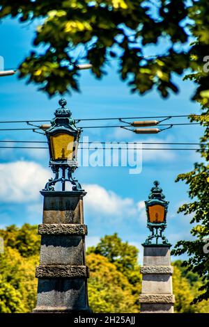 Bavaria : Two lanterns Stock Photo