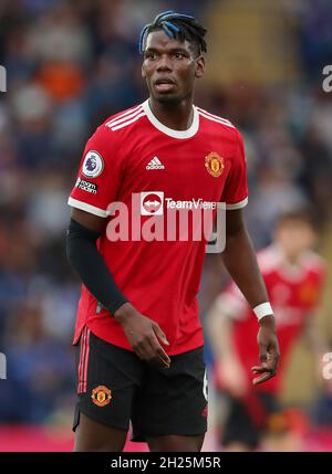 Paul Pogba of Manchester United - Leicester City v Manchester
