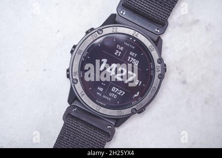 Bangkok, Thailand - May 25, 2019: New Garmin Tactics Delta Solar Stock Photo