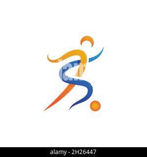 sport silhouette vector icon illustration design Stock Photo