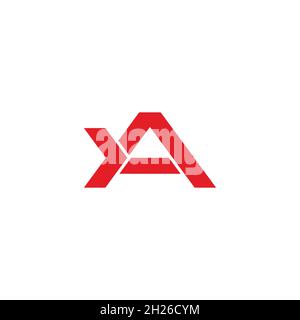 letter a arrow motion geometric simple logo vector Stock Vector