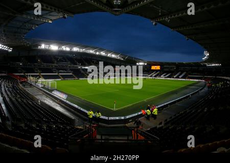 General interior view of MKM Stadium, home stadium of Hull City Stock Photo