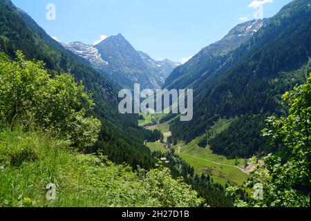 beautiful alpine landscape of the Schladming-Dachstein region in Austria Stock Photo