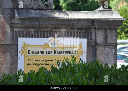 Die Kaiser-Villa in Bad Ischl, Salzkammergut, Oberösterreich, Österreich, Europa - The Kaiser Villa in Bad Ischl, Salzkammergut, Upper Austria, Austri Stock Photo