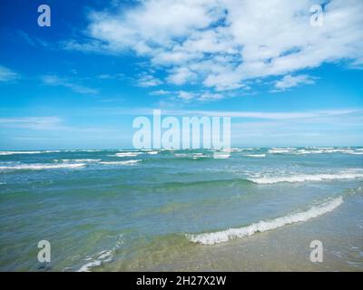 Beautiful View Of Dhanushkodi Beach In Rameswaram Island Stock Photo