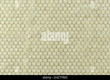 Yellowish air bubble protection as a background. Stock Photo