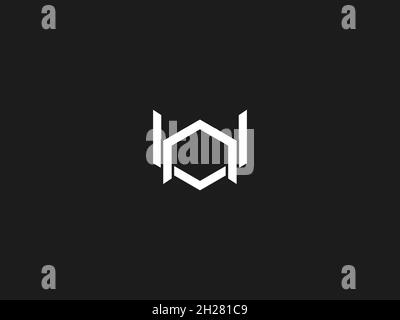 LETTERS VA LOGO DESIGN WITH NEGATIVE SPACE EFFECT FOR ILLUSTRATION USE Stock Vector
