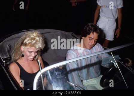 Tony Danza and Teri Copley Circa 1980's Credit: Ralph Dominguez/MediaPunch Stock Photo